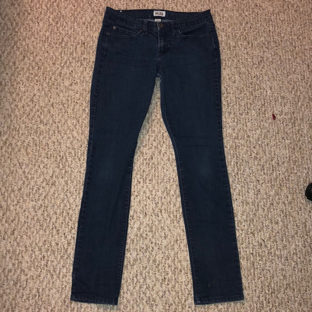 Classic blue skinny jeans